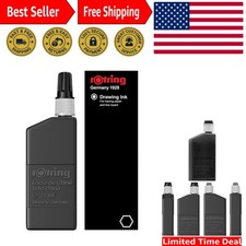 Precision Drawing Pen with Liquid Ink - 23ml, High Opacity, Stainless Steel Nibs