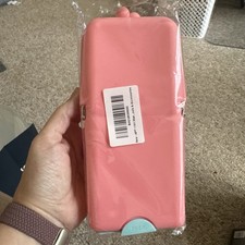 Soporte para brochas de maquillaje APT 1101 bolsa de cosméticos de viaje base de succión portátil rosa
