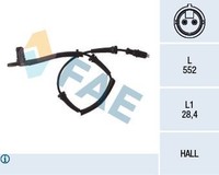 NEU - FAE 78027 Sensor, Raddrehzahl FüR Renault