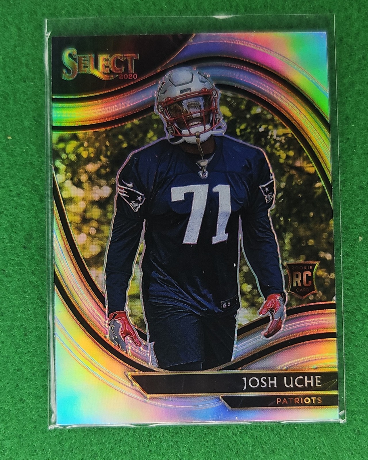 Josh Uche Panini Select #395 Silver Prizm