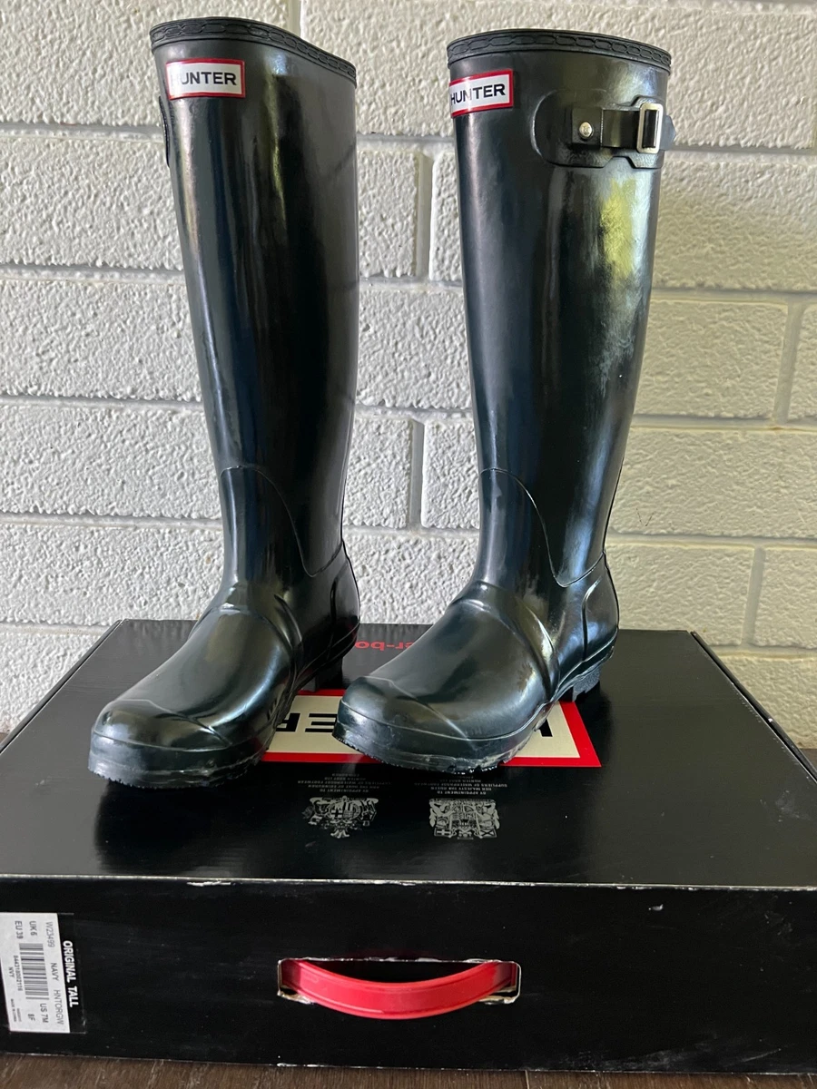 Hunter Blue Boots for Women for sale | eBay