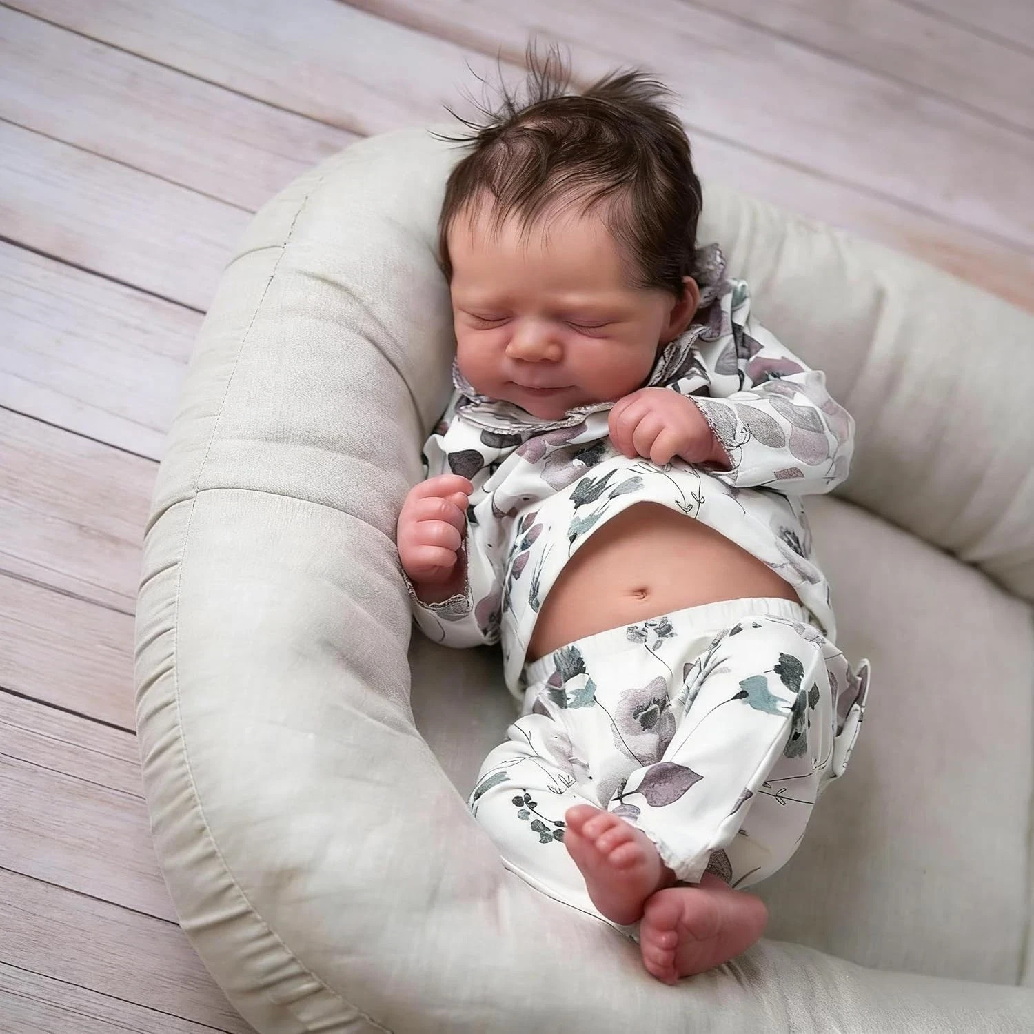 Silicone Full Body, Realistic Baby Doll Newborn Girl, Fu
