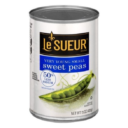 Le Sueur Very Young Small Sweet Peas 50% Less Sodium 6 Can Pack