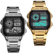 Waterproof Men's Watch Stainless Steel Quartz Luminous Classic Watches Business