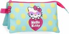 Jim jam etui hello kitty pennenetui 3 vakken met 2 ritsen