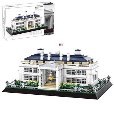 CAXIMSY White House Model Building Block Sets 895 Pieces Washington Famous La...