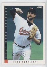 1993 Score Rick Sutcliffe #563 0c4