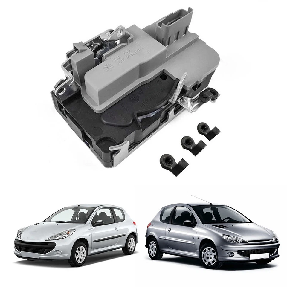 Door Lock Actuator Left Front Driver Side for 206 3 Door and 5 Door LHD 9135R9 - Image 3 of 4