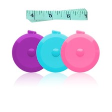 3 Pack Tape Measure Measuring Tape for Body Craft Weight Loss Measurements Ret