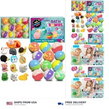 Bath Bombs for Kids with Surprise Inside, 12pcs Bath Bombs with Toys, Organic...