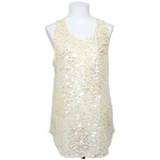 Shivadiva, Top, Größe: M, Beige/Silber, Sonstiges, Damen #xyC