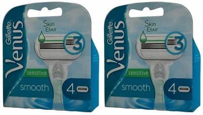 8x Gillette Venus Smooth Sensitive Ersatzklingen Rasierklingen (2x 4er Pack )