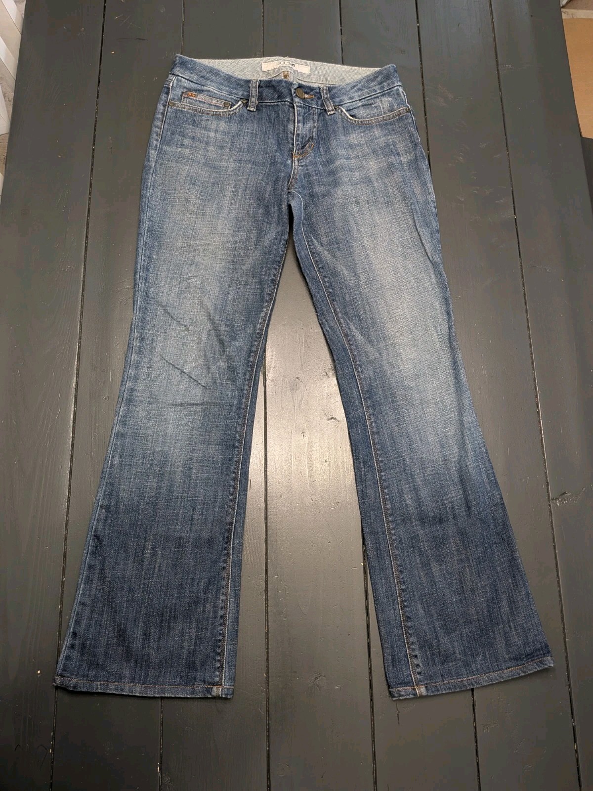 Joe's Jeans Women's SIZE 29 Blue Bootcut Denim  Medium Wash Mid  RN 106214 EUC