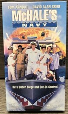 McHALE’S NAVY (VHS 1997) TOM ARNOLD, DAVID ALAN GRIER, TIM CURRY, DEAN STOCKWELL