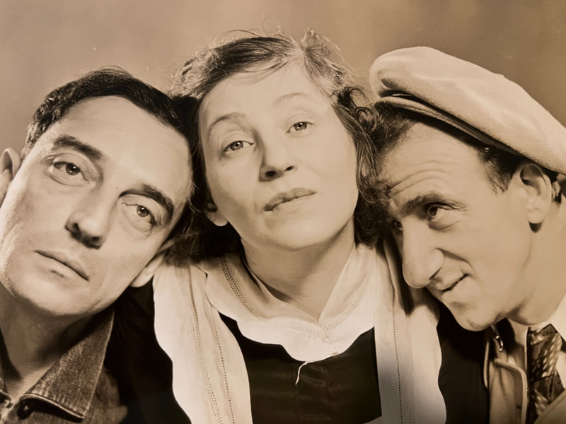 BUSTER KEATON & Jimmy Durante 1932 PASSIONATE PLUMBER orig movie photo.  RARE