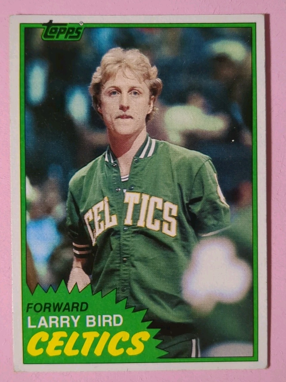 1981-82 Topps LARRY BIRD #4 Boston Celtics HOF