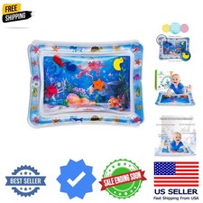 Inflatable Tummy time Water mat Infants and Toddlers is the Perfect Fun time...