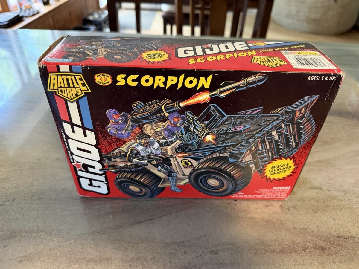 Vintage 1994 Hasbro GI Joe BATTLE CORPS Cobra SCORPION DESERT