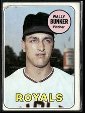 1969 Topps Wally Bunker Kansas City Royals #137
