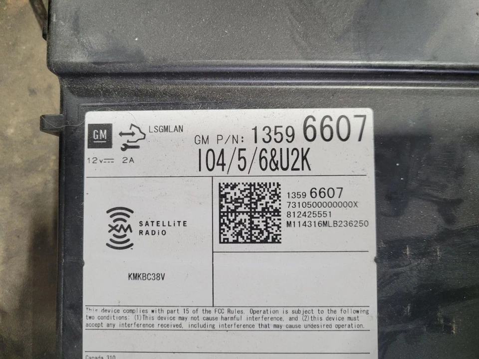 Audio Equipment Radio Receiver ID 13506455 Fits 16 ENVISION 1962804 Foto 3 de 4