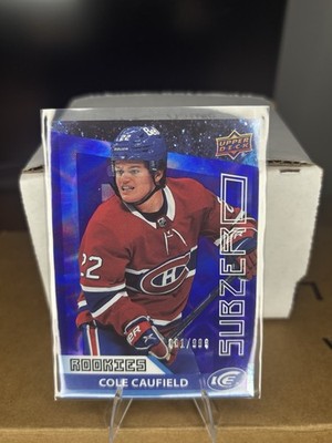 Upper Deck 2021-22 Ice Cole Caufield Canadiens Subzero Rookie #SZ-59 /999