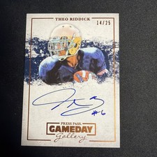 2013 Press Pass Gameday Gallery #GG-TR Theo Riddick /25