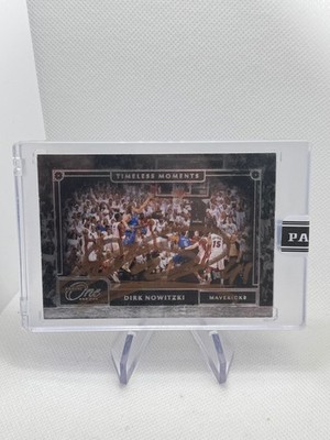2020-21 Panini One and One - Dirk Nowitzki Auto 1/1 Black Box Timeless Moments