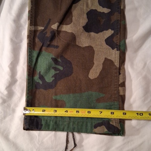 Pantalone cargo esercito uomo 32?x32? Pantalone utilità militare USA verde mimetico Woodland - Foto 2 di 9