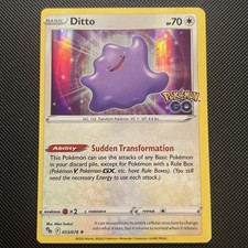 pokemon go ditto card value Ditto 053/078 Pokémon GO Holo for sale online