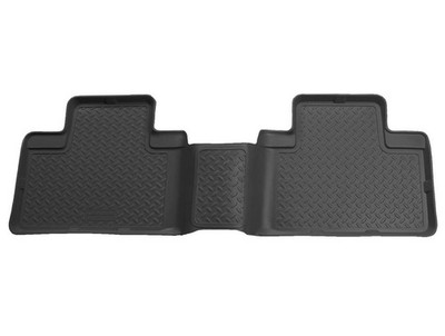 Husky Classic Style Floor Fit 00-04 Frontier Crew Cab/Xterra 2nd Row 2pc Blk