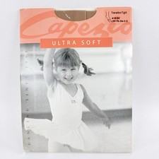 Capezio 1816C Ultra Soft Transition Tights Light Suntan Girls Dance Ballet 8-12