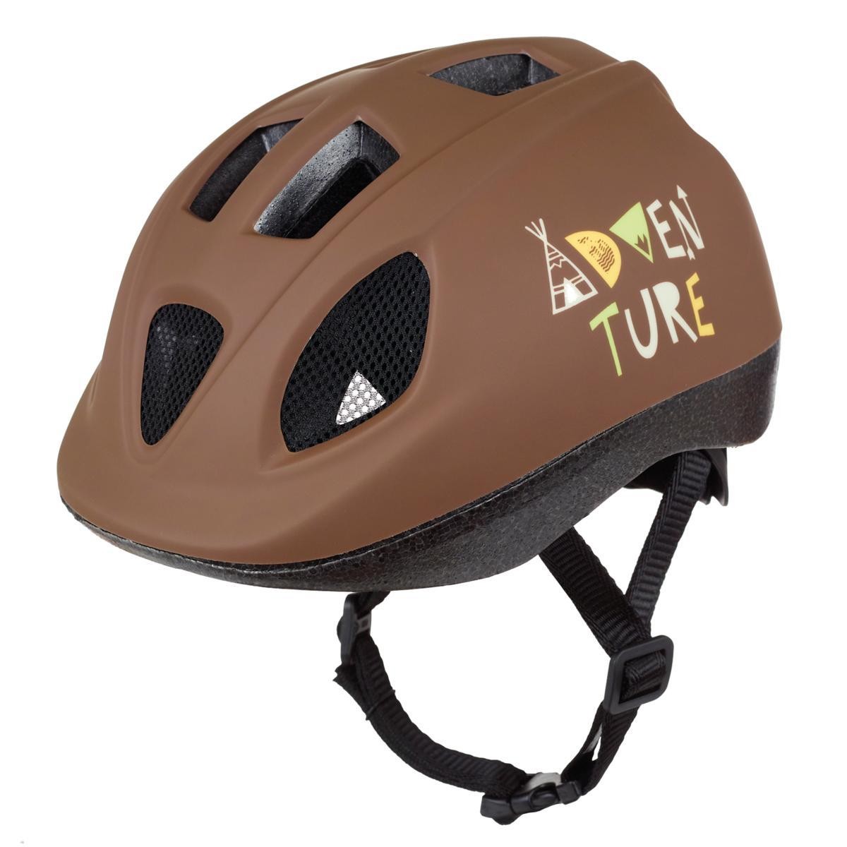 Casque vélo enfant Polisport avec cadran rotatif ergonomique marron - 4