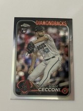 2024 Topps Chrome #77 Slade Cecconi Rookie Refractors RC