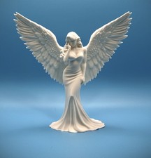 Elegant Angel Figurine Decorative Statuette Sculpture Home Decoration 3D Printed