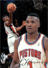 1995 Fleer NBA Basketball # 39 Lindsey Hunter Card