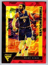 2020-21 Panini Flux RED ICE #106 Ricky Rubio Minnesota Timberwolves