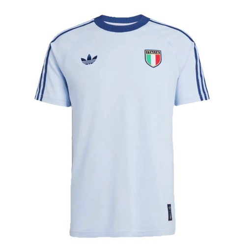 NWOT Men’s Adidas Originals 3S Italy National Team Lt Blue SS Shirt Size M
