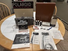 Vintage Polaroid Land Camera Kit Electric Eye J66 w Orig Box Case  Sealed Film 