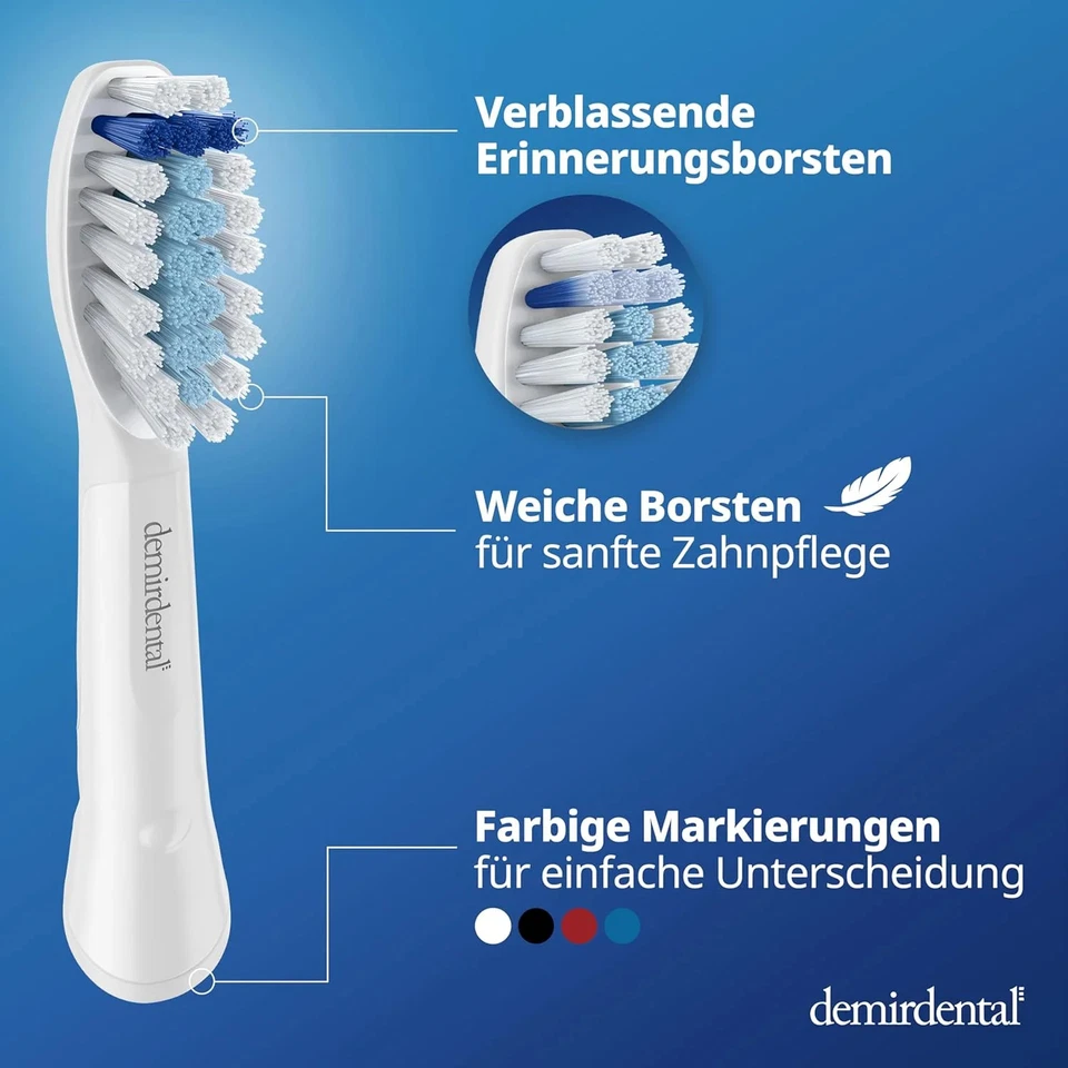 Lot of 10 Demirdental Sensitive Brush Heads for Oral-B Pulsonic  - Image 3 of 4