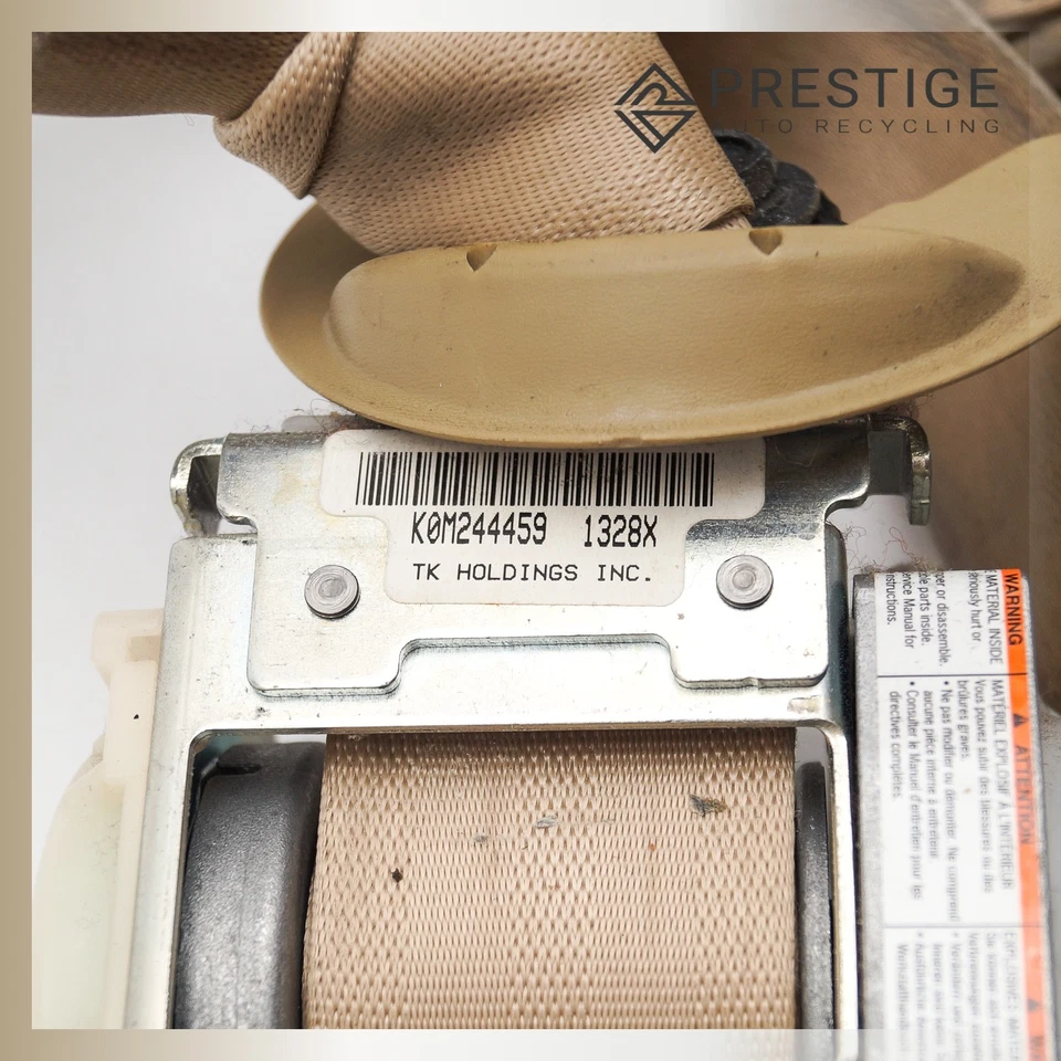 Cinturón de seguridad delantero izquierdo Honda Accord 2011-2012 04818-TE0-A10ZB OEM Foto 3 de 4