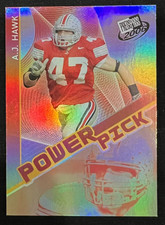 A.J. HAWK 2006 Press Pass Power Pick #49 Rookie Card RC Green Bay Packers. rookie card picture