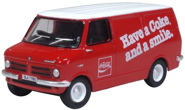 Bedford CF Coca Cola 1:76 MaßStab Oxford Diecast Metallmodell 76CFV005CC-image