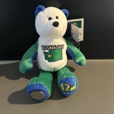 Washington Limited Treasures Coin Bear 42nd State Quarter Sealed On Foot