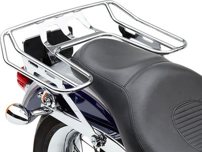 Cobra Chrome Big Ass Detachable Wrap Around Rack Harley Dyna Switchback 12-16