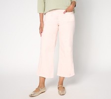 Belle by Kim Gravel Women's Petite Pants 10P TripleLuxe Corduroy Pink A677004