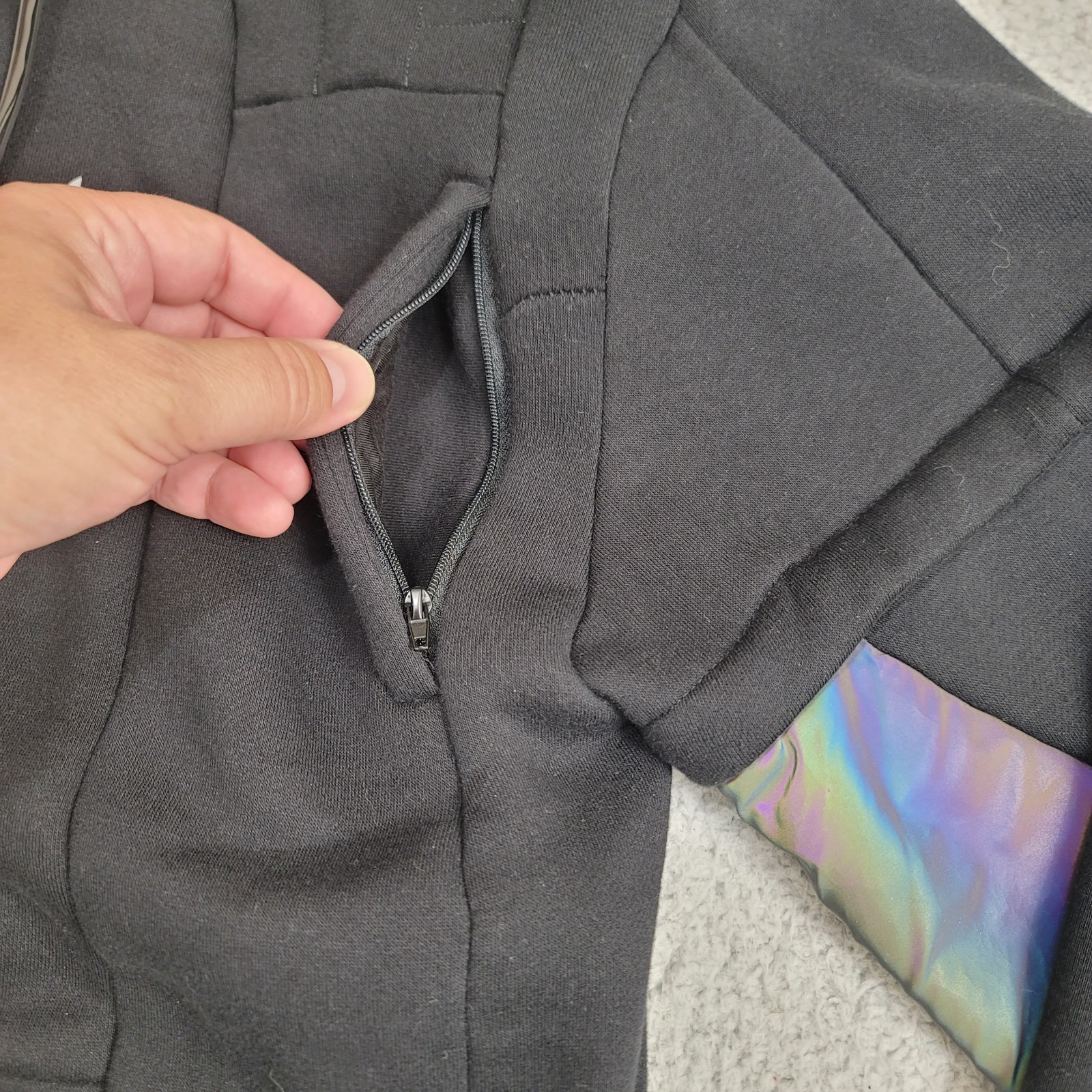 Bungie Destiny 2 Daybreak Expunge Tech Hoodie Unisex Med Rewards Zip Off Sleeves