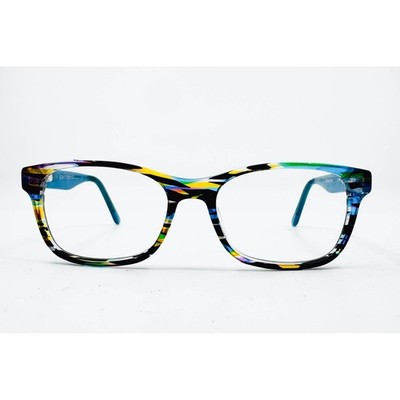 BCBGeneration Eyeglasses Womens Multicolor Full Rim Square Frames 50-16-135