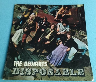 CLASSIC VINYL - THE DEVIANTS ''DISPOSABLE'' - Orig. 1968 UK  LP - STABLE SLP7001