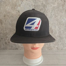 Otto Grounded 4 Black Snapback Adjustable Hat