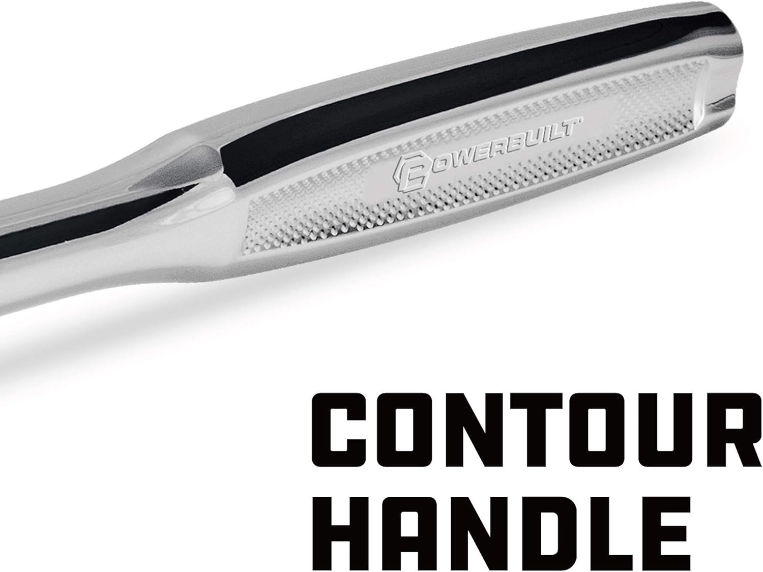 4 Piece 72 Tooth Pro Tech Long Reach Flex Head Ratchet Set with Contour Handles